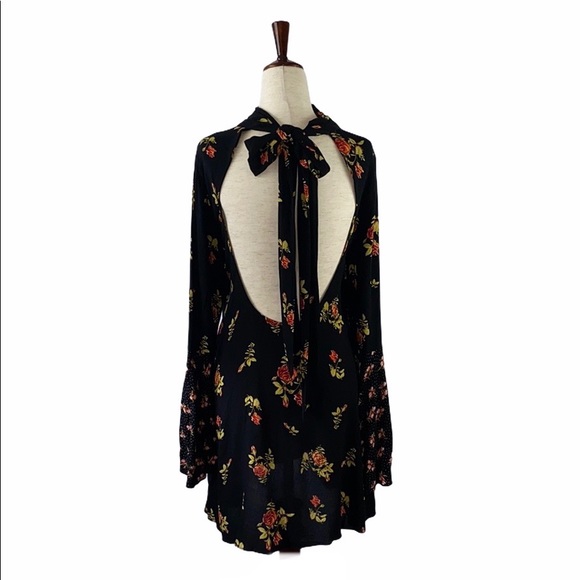 Free People black tunic/mini dress - Picture 4 of 14